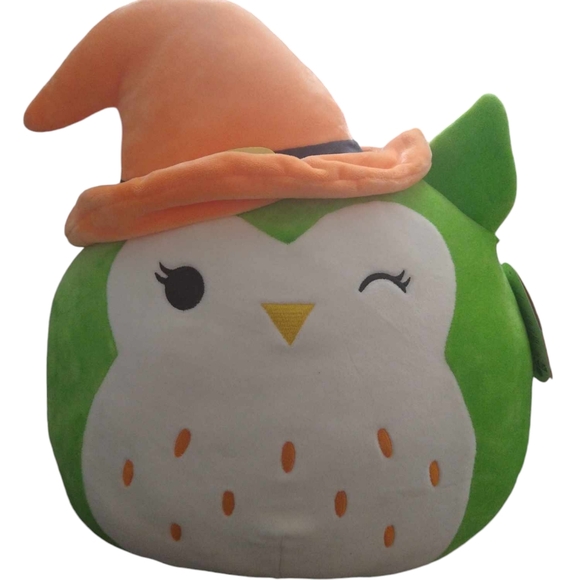 NWT 12" Squishmellow Alder Halloween Witch Owl Plush Walgreens Exclusive - Picture 1 of 5